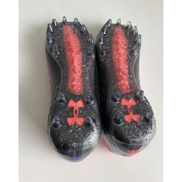 Under Armour Blur Smoke MC Halo Grey Metallic Ore Cleats Shoes Women’s Size 8.5 - Picture 9 of 10